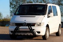 Mercedes Vito W638 1996-2003 Bull Bar Kelebek WT011 Black (stainless steel) photo 2