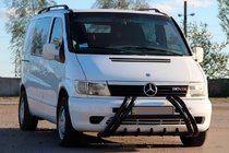 Mercedes Vito W638 1996-2003 Bull Bar Kelebek WT011 Black (stainless steel) photo 1