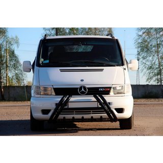 Bull Bar Kelebek WT011 Black (stainless steel) Mercedes Vito W638 1996-2003 photo 3