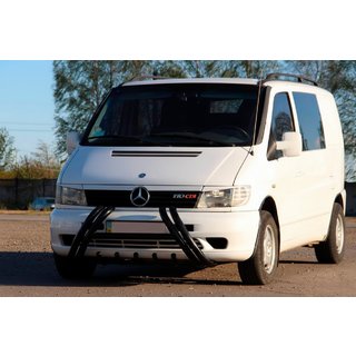 Bull Bar Kelebek WT011 Black (stainless steel) Mercedes Vito W638 1996-2003 photo 2