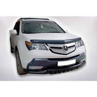 Front Bumper Guard B1-47 Black (Stainless Steel) Acura MDX 2007-2013 photo 1