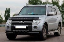 Mitsubishi Pajero Wagon IV 2006-2021 Front Bar ST015-13 Black (Stainless Steel) photo 3