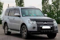 Mitsubishi Pajero Wagon IV 2006-2021 Front Bar ST015-13 Black (Stainless Steel) photo 1