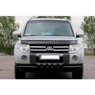 Front Bar ST015-13 Black (Stainless Steel) Mitsubishi Pajero Wagon IV 2006-2021 photo 2