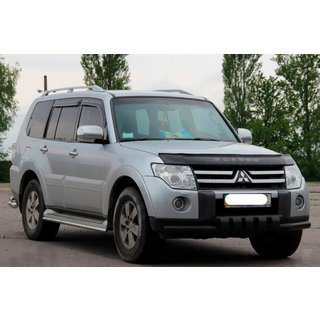 Front Bar ST015-13 Black (Stainless Steel) Mitsubishi Pajero Wagon IV 2006-2021 photo 1