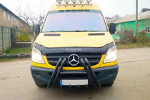 Mercedes Sprinter W906 2006–2018 Bull Bar F1-01 Black (2013-2018, Stainless Steel) photo 4
