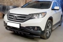 Honda CRV 2012-2016 Front Bumper Guard Shark Black (Stainless Steel) photo 1