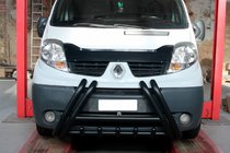 Renault Trafic 2001–2015 Bull Bar F1-01 Black (Stainless Steel) photo 1