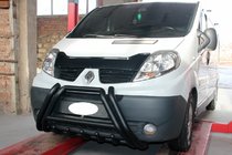 Nissan Primastar 2002-2014 Bull Bar F1-01 Black (Stainless Steel) photo 3
