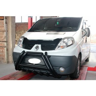 Bull Bar F1-01 Black (Stainless Steel) Nissan Primastar 2002-2014 photo 3