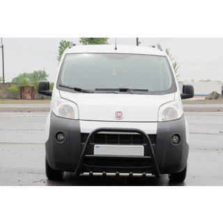 Bull Bar WT006 Black (Stainless Steel) Fiat Fiorino/Qubo 2008-2024 photo 1