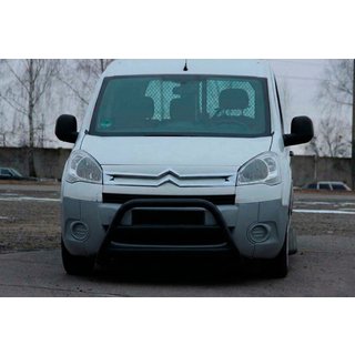 Bull Bar WT022 Black (Stainless Steel) Peugeot Partner Tepee 2008-2018 photo 1