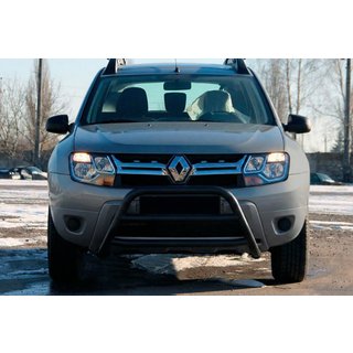 Bull Bar WT022 Black (Stainless Steel) Renault Duster 2008–2017 photo 2