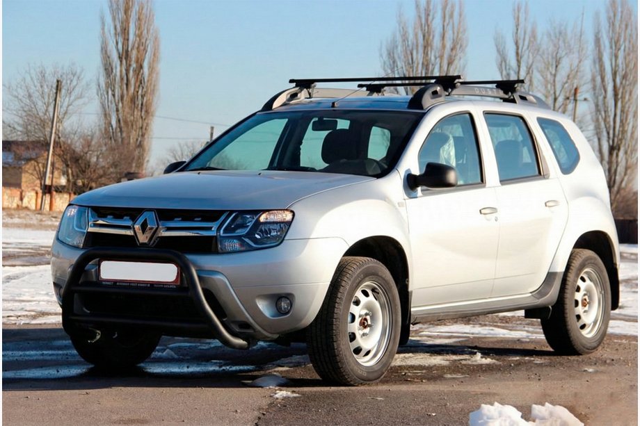 Renault Duster 2008–2017 Bull Bar WT022 Black (Stainless Steel) Image