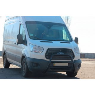 Bull Bar WT022 Black (Stainless Steel) Ford Transit 2014- photo 1
