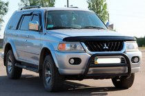 Mitsubishi Pajero Sport 1996-2007 Bull Bar WT022 Black (Stainless Steel) photo 2