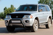 Mitsubishi Pajero Sport 1996-2007 Bull Bar WT022 Black (Stainless Steel) photo 3