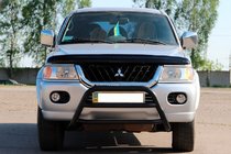 Mitsubishi Pajero Sport 1996-2007 Bull Bar WT022 Black (Stainless Steel) photo 1