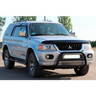 Bull Bar WT022 Black (Stainless Steel) Mitsubishi Pajero Sport 1996-2007 photo 2