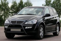 SsangYong Kyron 2005-2014 Bull Bar WT022 Black (Stainless Steel) photo 1