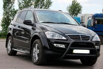 SsangYong Kyron 2005-2014 Bull Bar WT022 Black (Stainless Steel) photo 3