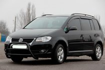 Volkswagen Touran 2003-2010 Bull Bar WT022 Black (Stainless Steel) photo 1