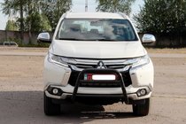 Mitsubishi Pajero Sport 2015- Bull Bar WT022 Black (Stainless Steel) photo 1