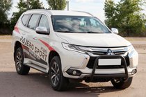 Mitsubishi Pajero Sport 2015- Bull Bar WT022 Black (Stainless Steel) photo 2