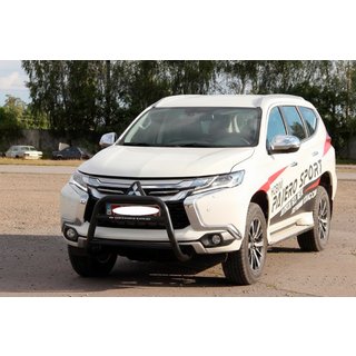 Bull Bar WT022 Black (Stainless Steel) Mitsubishi Pajero Sport 2015- photo 3