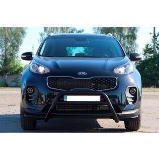Bull Bar WT023 Black (Stainless Steel) Kia Sportage 2015-2021 photo 1