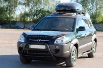 Hyundai Tucson JM 2004- Bull Bar WT025 Black (Stainless Steel) photo 2