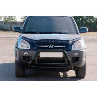 Bull Bar WT025 Black (Stainless Steel) Hyundai Tucson JM 2004- photo 3
