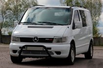 Mercedes Vito W638 1996-2003 Bull Bar WT022 Black (Stainless Steel) photo 2
