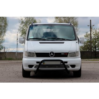 Bull Bar WT022 Black (Stainless Steel) Mercedes Vito W638 1996-2003 photo 1