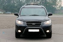 Hyundai Santa Fe 2 2006-2012 Bull Bar WT007 Black (Stainless Steel) photo 1