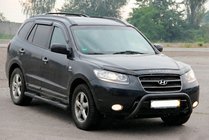 Hyundai Santa Fe 2 2006-2012 Bull Bar WT007 Black (Stainless Steel) photo 2