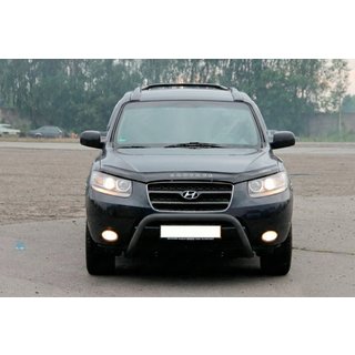 Bull Bar WT007 Black (Stainless Steel) Hyundai Santa Fe 2 2006-2012 photo 1
