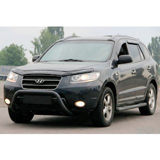 Bull Bar WT007 Black (Stainless Steel) Hyundai Santa Fe 2 2006-2012 photo 3