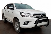Toyota Hilux 2015- Bull Bar WT007 Black (Stainless Steel) photo 1