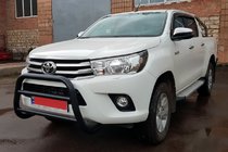 Toyota Hilux 2015- Bull Bar WT007 Black (Stainless Steel) photo 4
