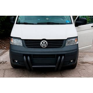 Bull Bar ST006-03 Grille Black (Stainless Steel) Volkswagen T5 Transporter 2003-2010 photo 4