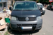 Volkswagen T5 Transporter 2003-2010 Bull Bar ST006-04 Grille Black (Stainless Steel) photo 3