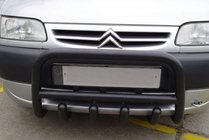 Citroen Berlingo 1996-2008 Bull Bar QT006 Black (Stainless Steel) photo 1