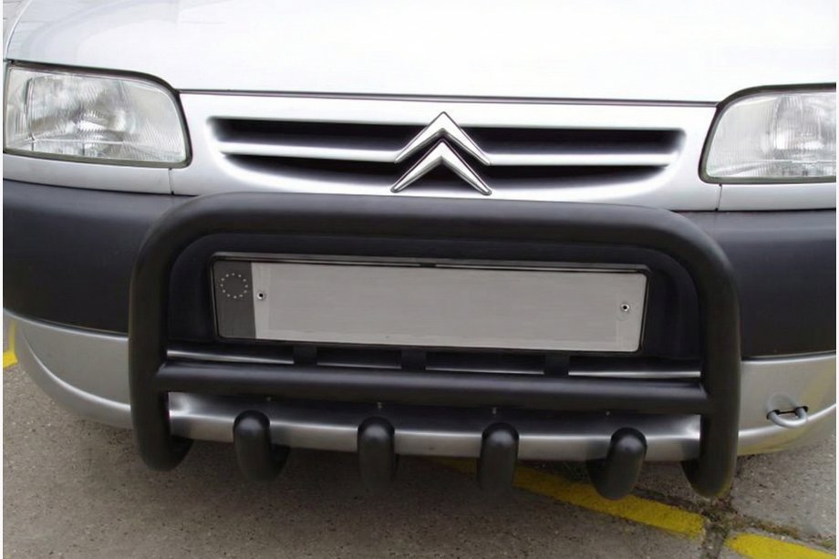 Citroen Berlingo 1996-2008 Bull Bar QT006 Black (Stainless Steel) Image