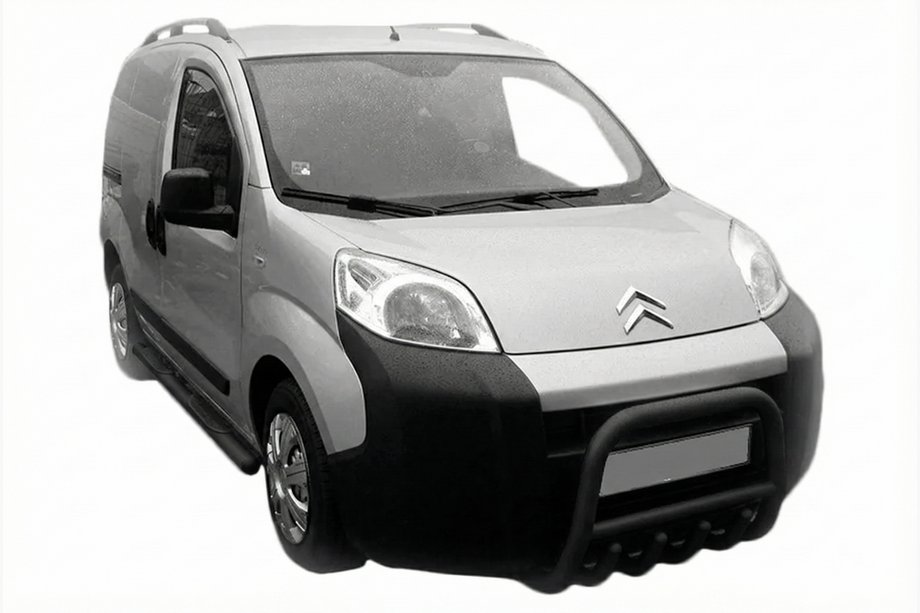 Citroen Nemo 2007-2017 Front Bar QT006 Black (Stainless Steel) Image