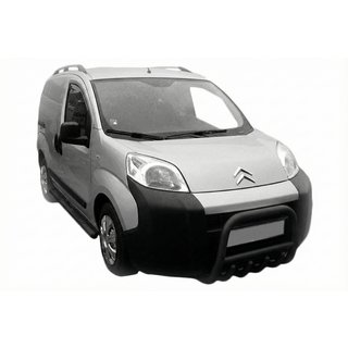 Bull Bar QT006 Black (Stainless Steel) Peugeot Bipper 2008-2017 photo 2