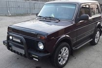 Lada Niva and Urban 1977- Bull Bar QT006 Black (Stainless Steel) photo 2