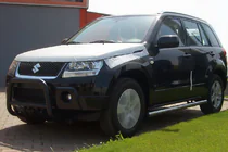 Suzuki Grand Vitara 2005-2017 Bull Bar QT006 Black (Stainless Steel) photo 1