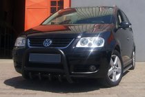 Volkswagen Touran 2003-2010 Bull Bar QT006 Black (Stainless Steel) photo 2