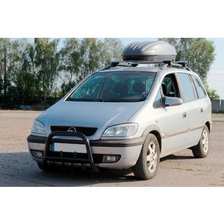 Bull Bar QT006 Black (Stainless Steel) Opel Zafira A 1998-2005 photo 2